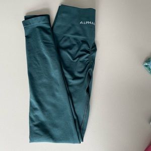 Alphalete Amplify Leggings Pier Blue Size Small